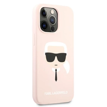Etui Karl Lagerfeld KLHCP13LSLKHLP für iPhone 13 Pro / 13 6,1" Hardcase Silikon Karl`s Head